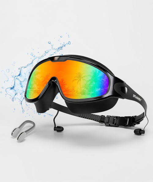 Wide-View Swim Goggles