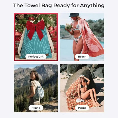2-in-1 Convertible Towel & Backpack